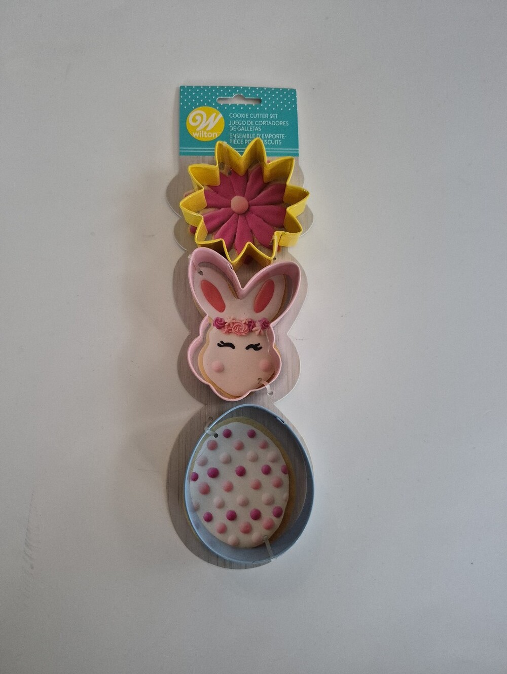 Wilton Pink Bunny & Easter Cookie Cutter Set  New